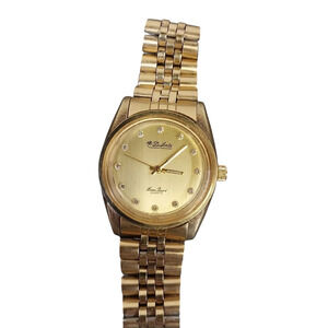 🔥RARE Vintage Lucien Piccard Dufonte Diamond Quartz Men's 35.5mm Watch